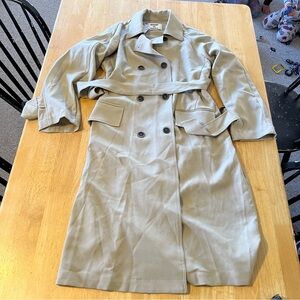 Elegant Tan Trench Coat